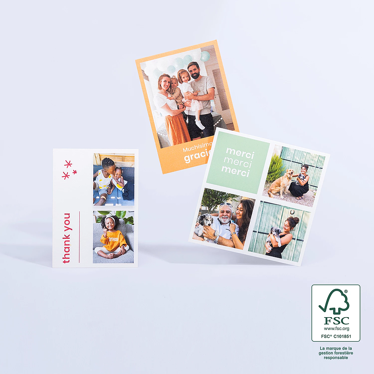 Tarjeta de Agradecimiento de Boda Cheerz 1