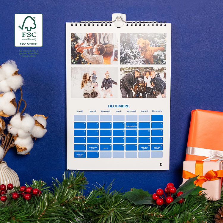 Wall-Hanging Calendar (A4) Cheerz 1