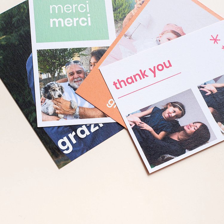 Tarjeta de Agradecimiento de Boda Cheerz 2