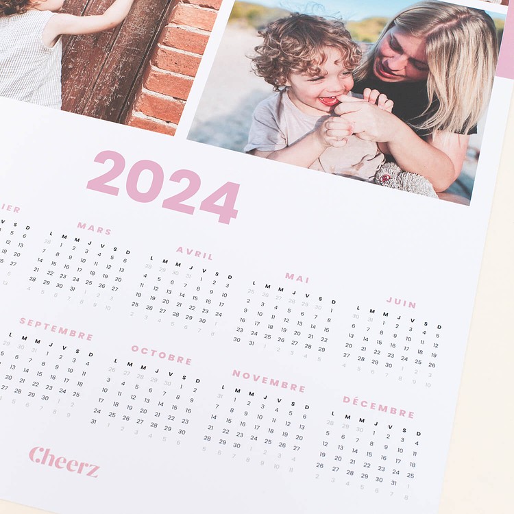Calendrier photo 2024 : créez votre calendrier personnalisé