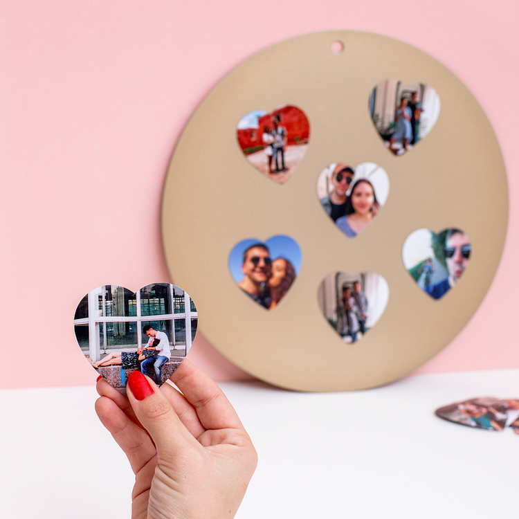 Magnet cœur x10 Mariage  Cheerz 3