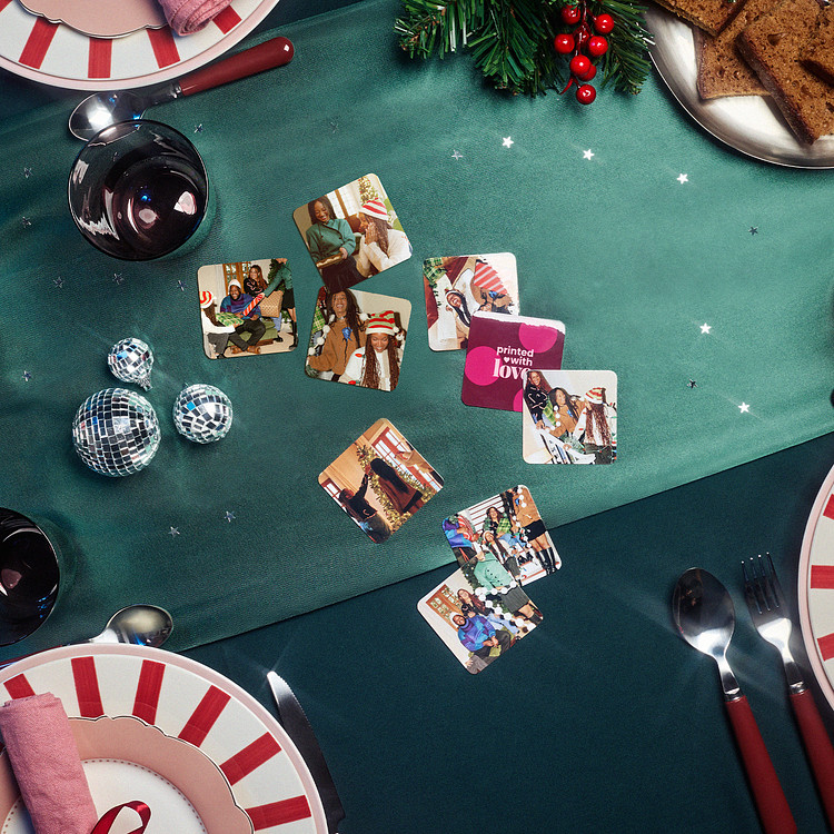 Magnets Carrés de Noël et leur pochette cadeau Cheerz 3