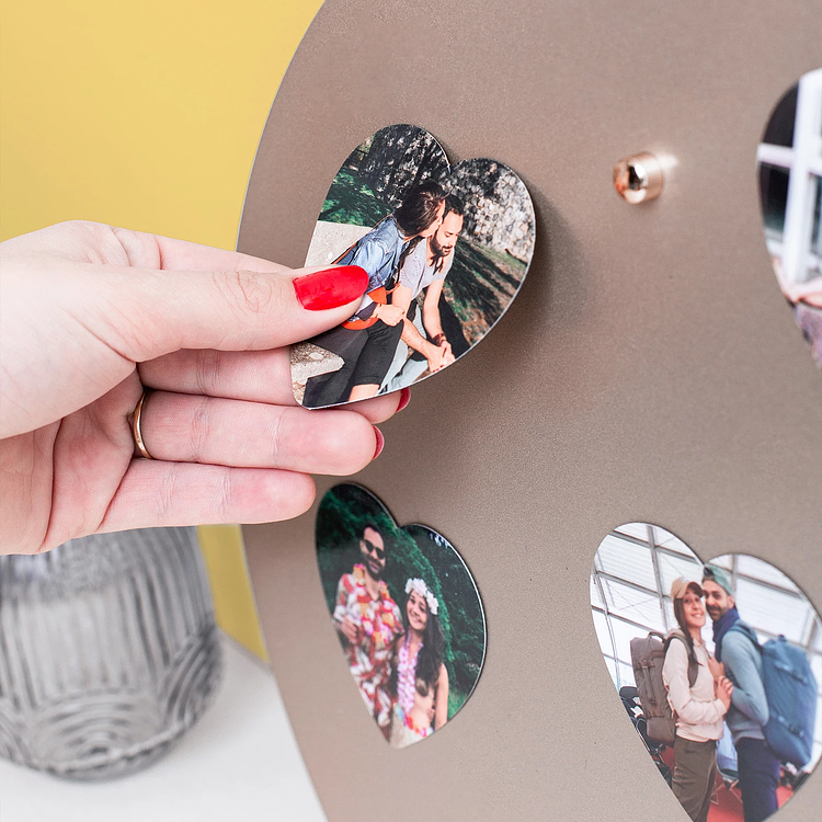 Magnet cœur x10 Mariage  Cheerz 4