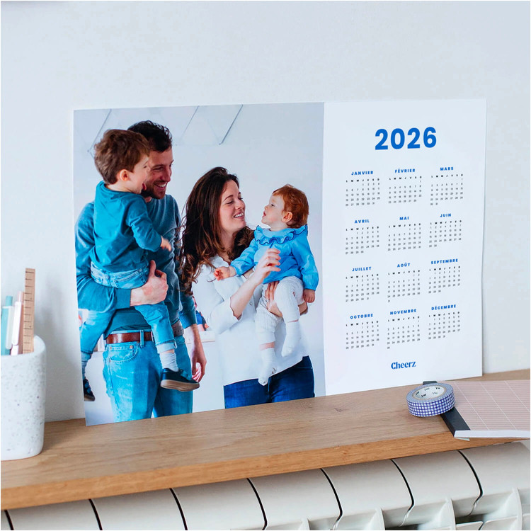 Calendario de Fotos A3 de Una Sola Página Cheerz 4