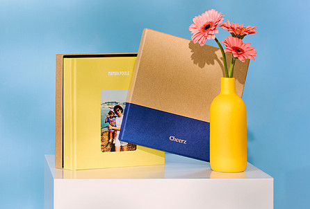 Premium Small Square Photo Album with its gift box Cheerz