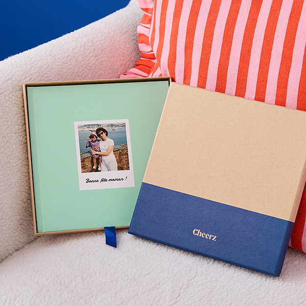 Premium Small Square Photo Album with its gift box