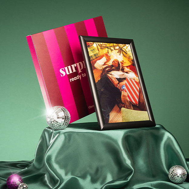 Christmas Photo Frame and its gift pouch