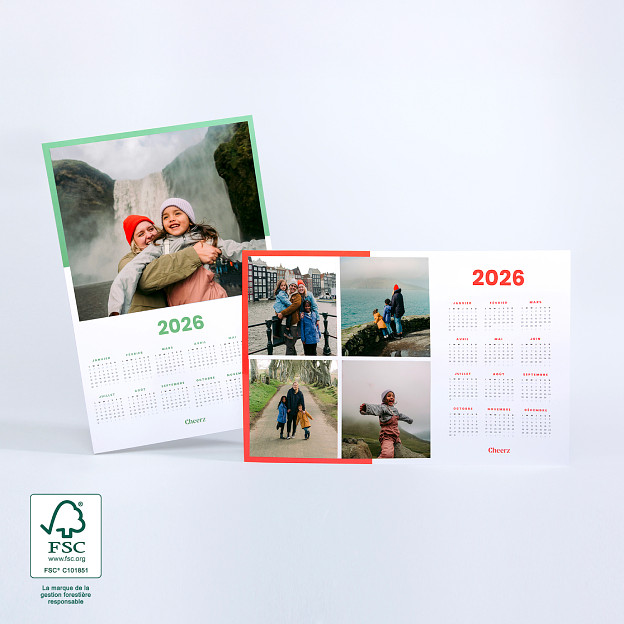 Calendario de Fotos A3 de Una Sola Página