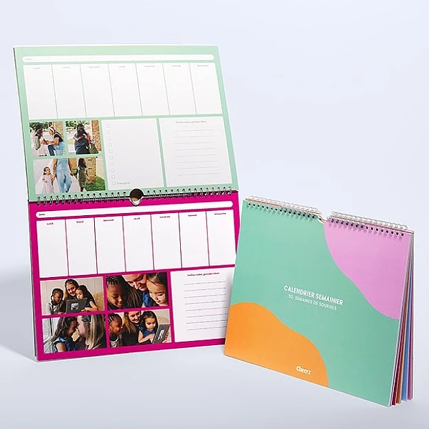 Planificador semanal para regalar