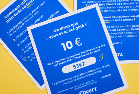 Cheerz Gift Card  Cheerz