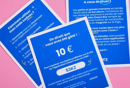 Carta regalo Cheerz Cheerz