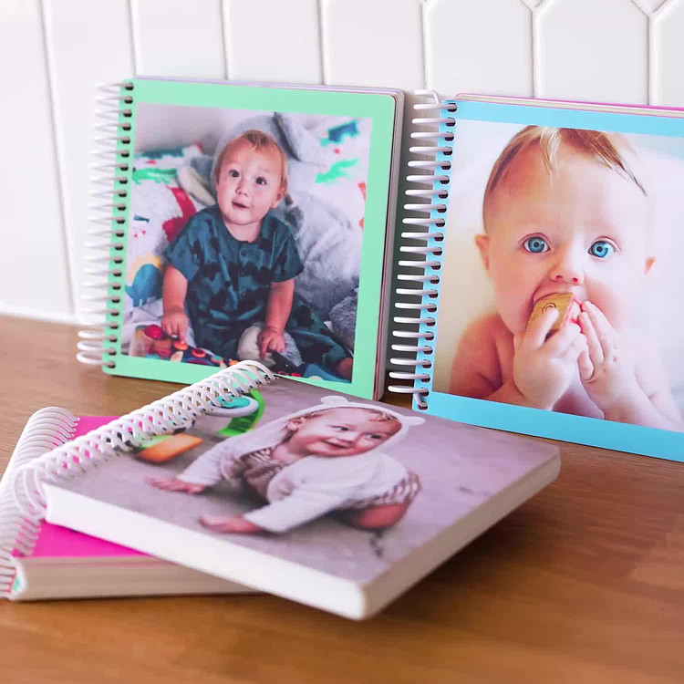 Albums Photo - Baocore Album Bébé 12 Photos Cadre Photo Blanc Cadeau